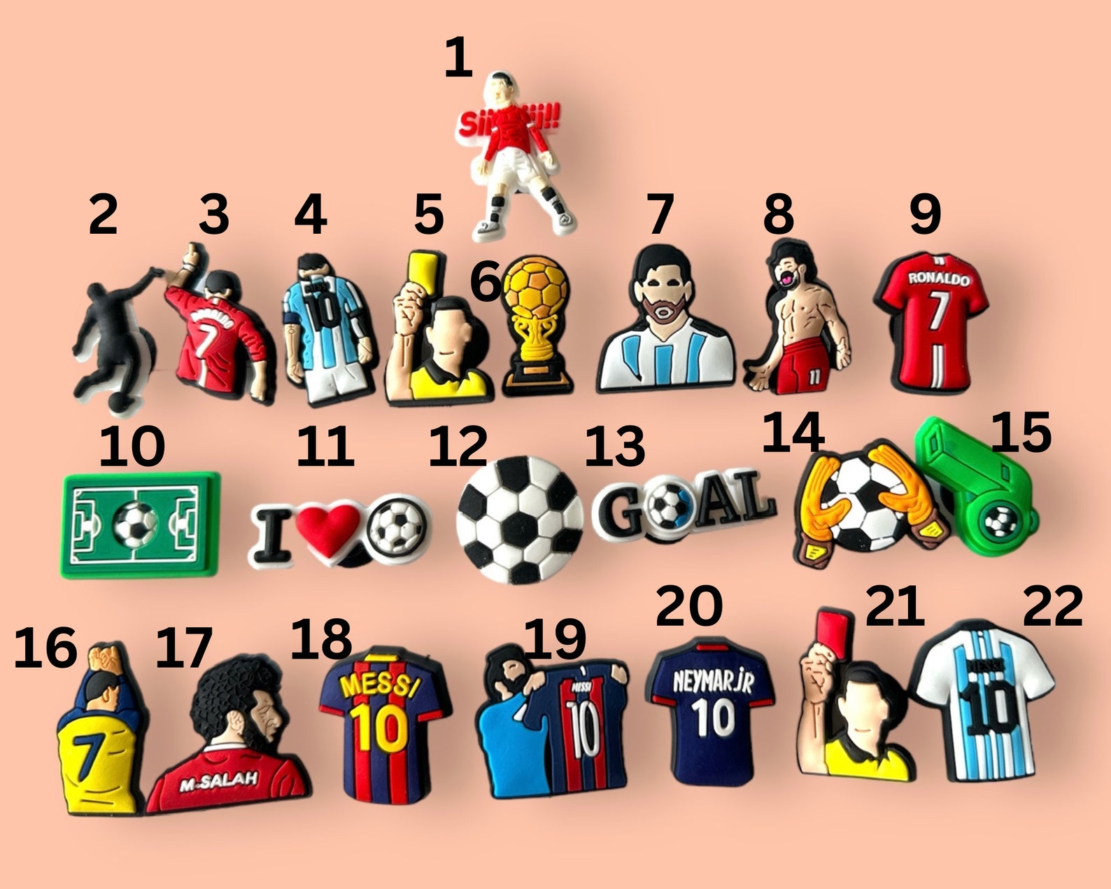 Football Croc Charms Football Jibbitz Soccer Croc Charms Etsy Australia