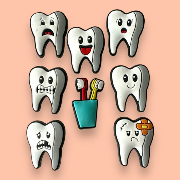 Tooth Croc Jibbitz Etsy