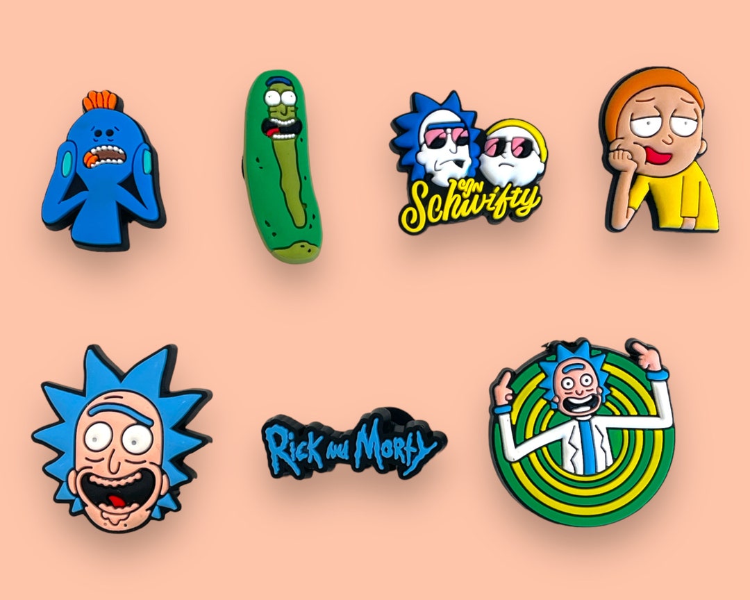 Rick and Morty Croc Charms Rick and Morty Jibbitz Shoe Etsy