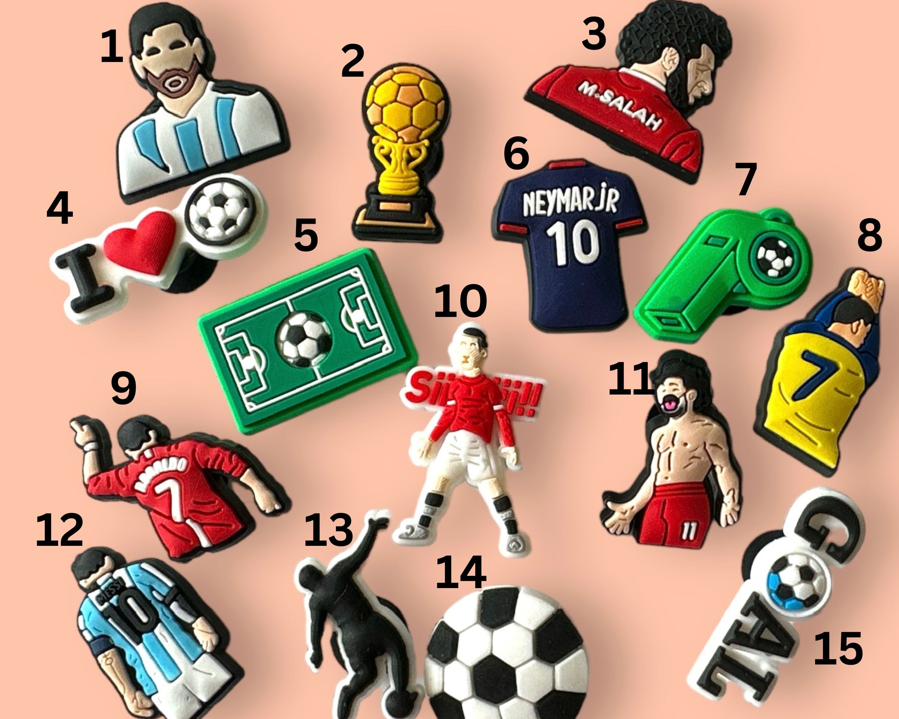 Football Croc Charms Soccer Charms Football Jibbitz Etsy Australia