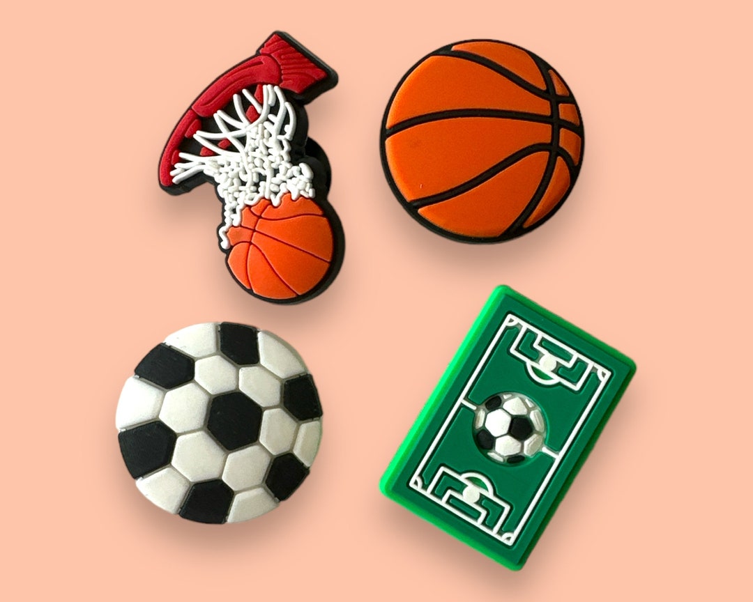 Sports Jibbitz, Sports Croc Charms, Cute Croc Charms Etsy