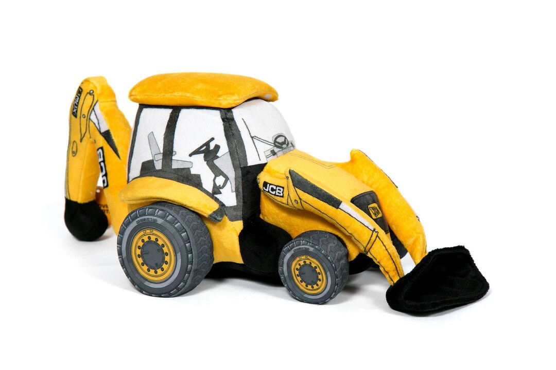 JCB 3CX Backhoe Soft Toy Etsy