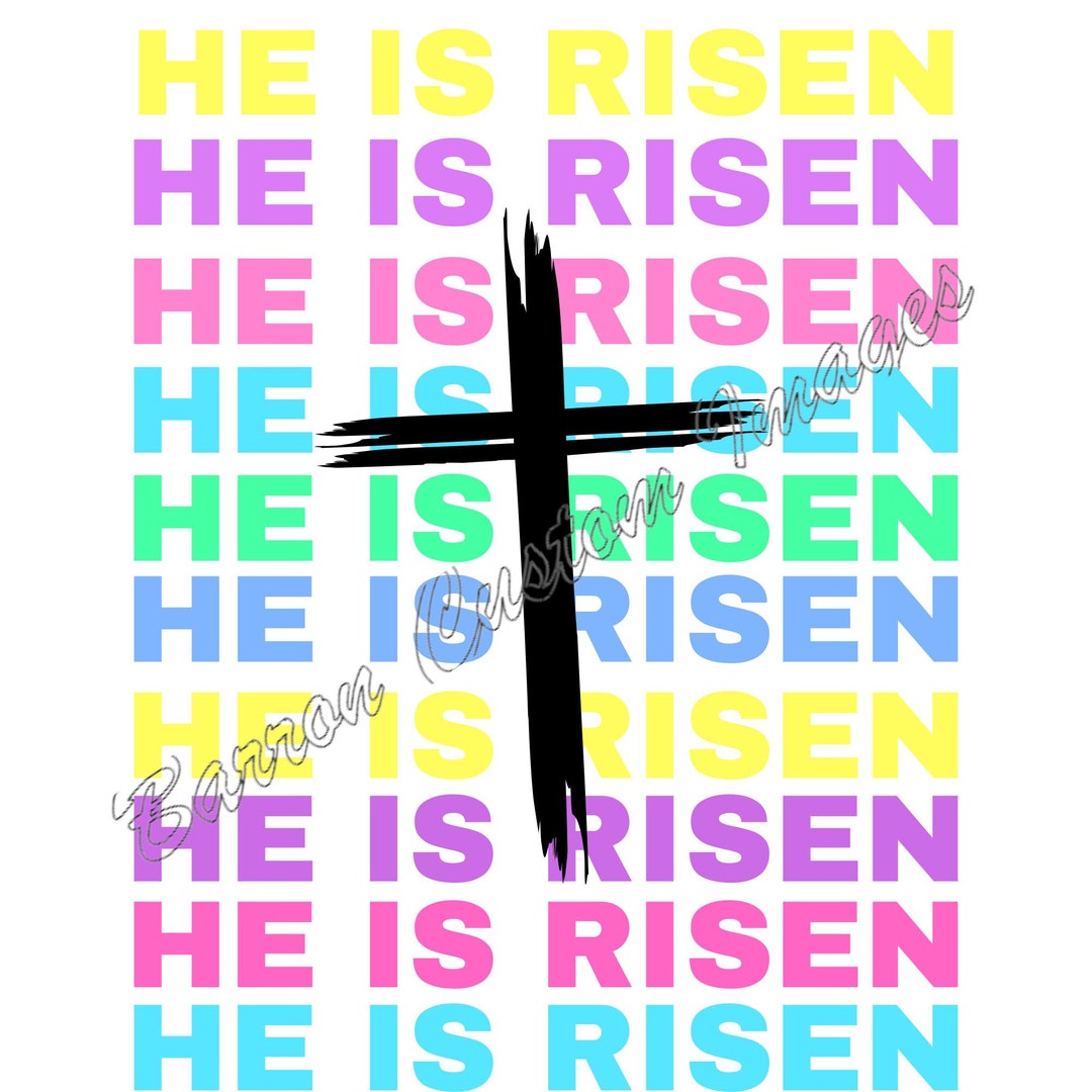 He is Risen Etsy