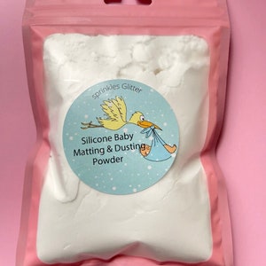 Organic Matting and dusting care powder for silicone dolls  105 or 130g