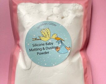 Organic Matting and dusting care powder for silicone dolls  105 or 130g