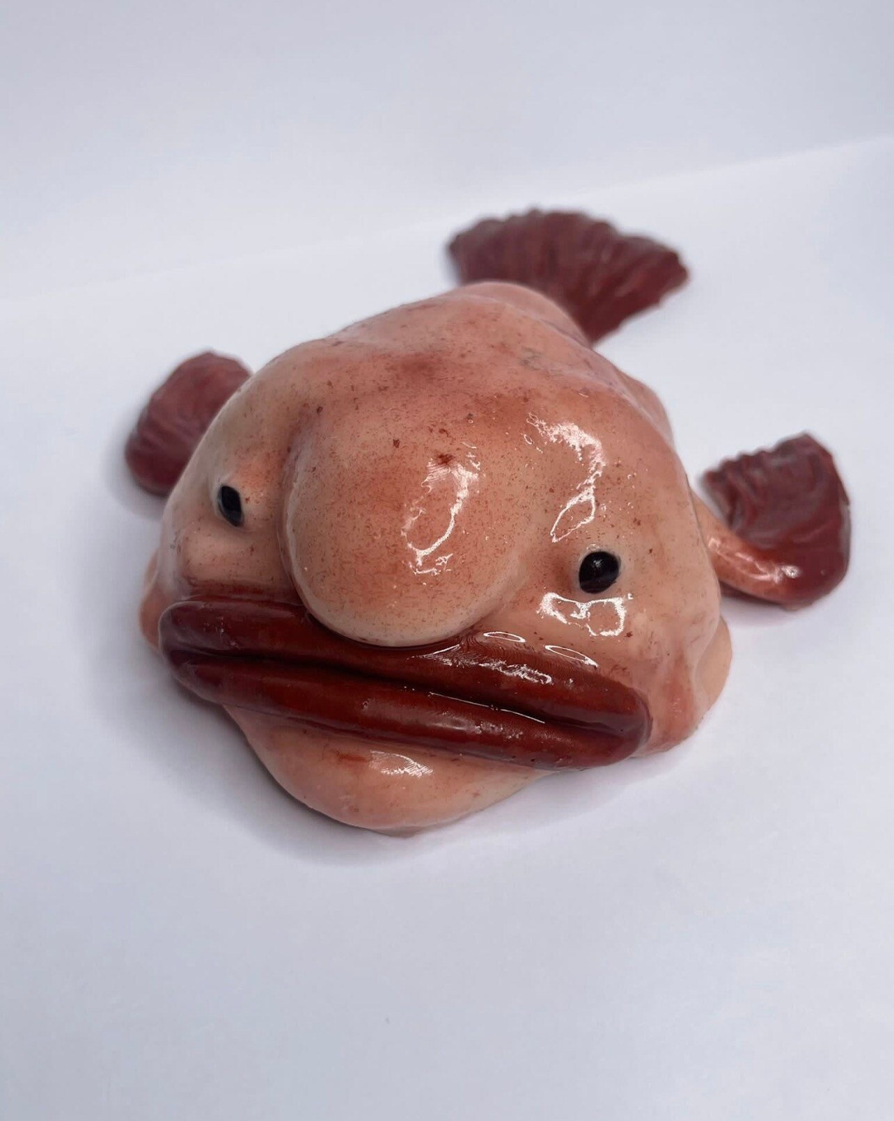 Blob Fish in Resin Pond Bowl Weirdo Gift Pet Blobfish 