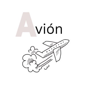 ABC coloring  pages- Spanish