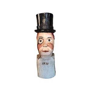 Charlie McCarthy Testa scolpita
