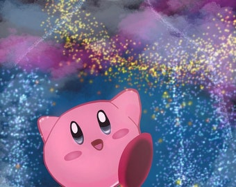 Kirby im Weltall