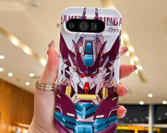 Cute Robot Anime Phone Case for Google Pixel 7 8 9 10 Pro,iPhone 17 16 15 14 13 12 Pro Max Samsung S25 S24 FE S23 S22 Plus S26 Ultra Cases