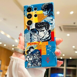 Stylish Anime Phone Case for iPhone 16 E 15 14 13 12 11 Pro Max Samsung S24 S23 FE S20 S21 S22 Plus S25 Ultra Google Pixel 8 9 Pro XL Cases