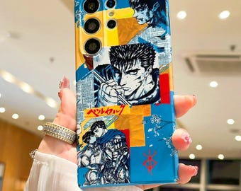 Stylish Anime Phone Case for iPhone 17 16 15 14 13 12 Pro Max Samsung S25 S24 FE S21 S22 S23 Plus S26 Ultra A16 Google Pixel 7 8 9 10 Cases