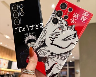 Coole Anime Handyhülle für Samsung S26 S25 FE S21 S22 S23 Plus S24 Ultra, iPhone 17 16 15 14 13 12 11 Pro Max A16 Google Pixel 7 8 9 10 Cases