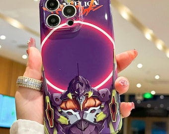 Funda para teléfono con diseño de robot anime para iPhone 17 16 15 14 13 12 Pro Max, Samsung S25 S24 FE S21 S22 S23 Plus S26 Ultra y Google Pixel 7 8 9 10.