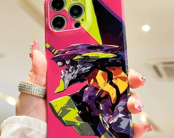 Nueva funda para teléfono con diseño de robot anime para iPhone 17 16 15 14 13 12 Pro Max, Samsung S25 S24 FE S21 S22 S23 Plus S26 Ultra A16 y Google Pixel 8 9 10.