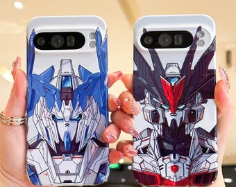 Robot Anime Phone Case for Google Pixel 7 8 9 10 Pro XL,iPhone 17 16 15 14 13 12 Pro Max Samsung S25 S24 FE S22 S23 Plus S26 Ultra A56 Cases