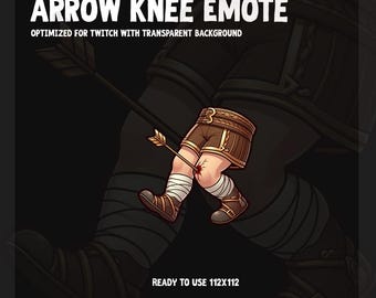 Arrow in Knee Emotes | Twitch, Teso Emotes, Kick Emotes, Twitch Emotes