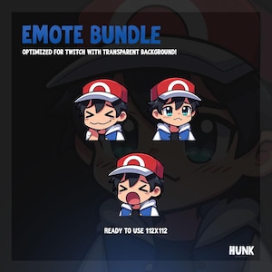 3x Twitch Emotes - Trainer | Comic & Illustration - Instant Download / Ready to Use - Streamer - Streaming