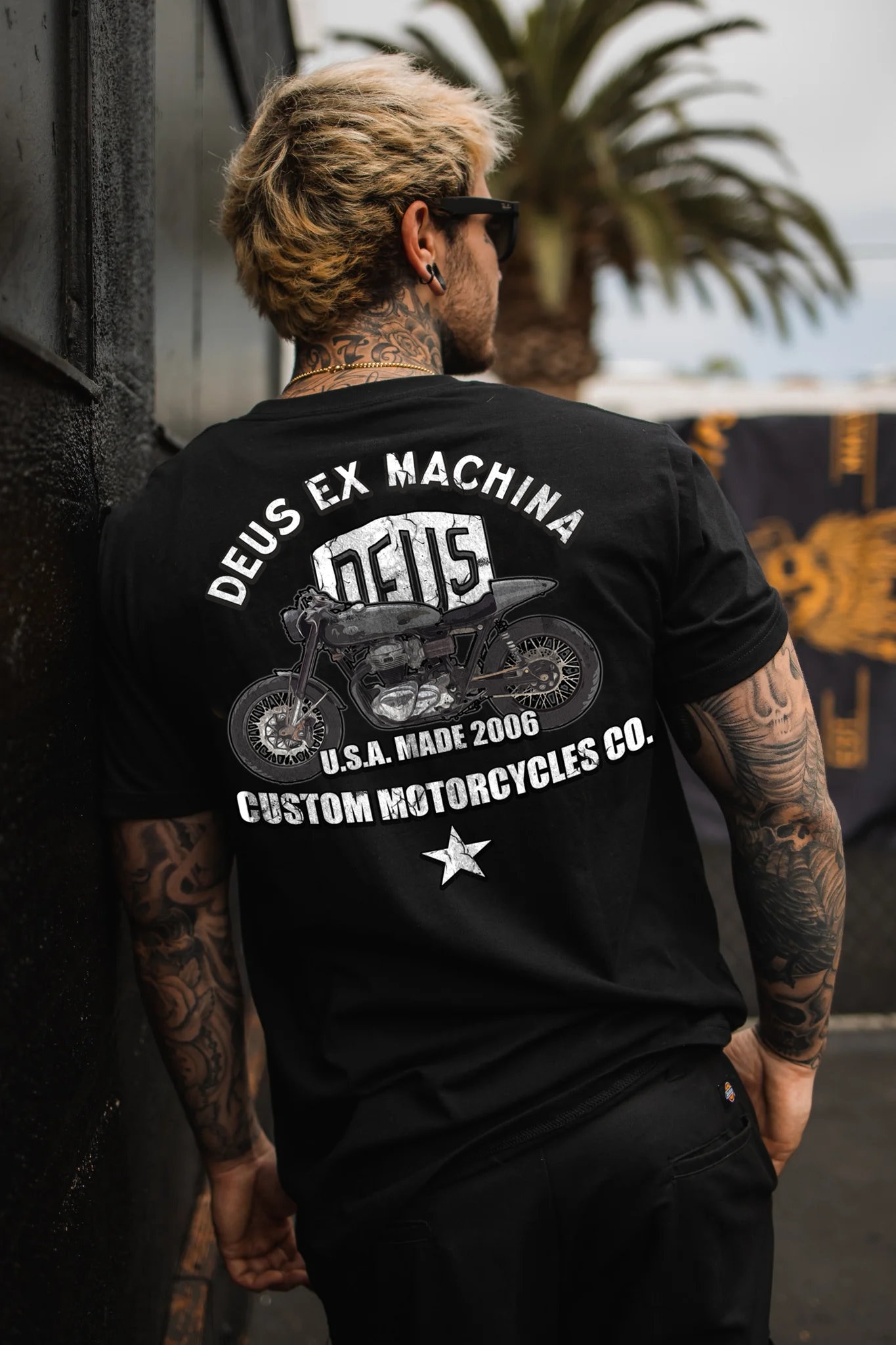 Deus Ex Machina Motorcycle Unisex Softstyle T-shirt 