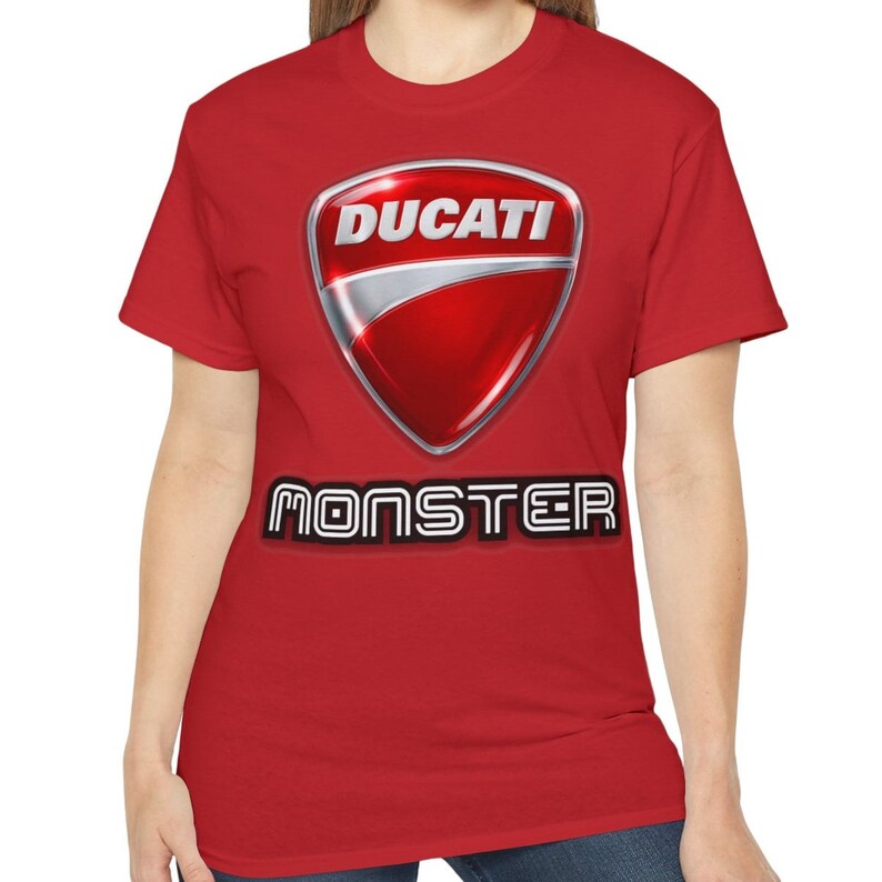Ducat Monster Moto Unsex Camseta Ultra Algodón - Etsy España