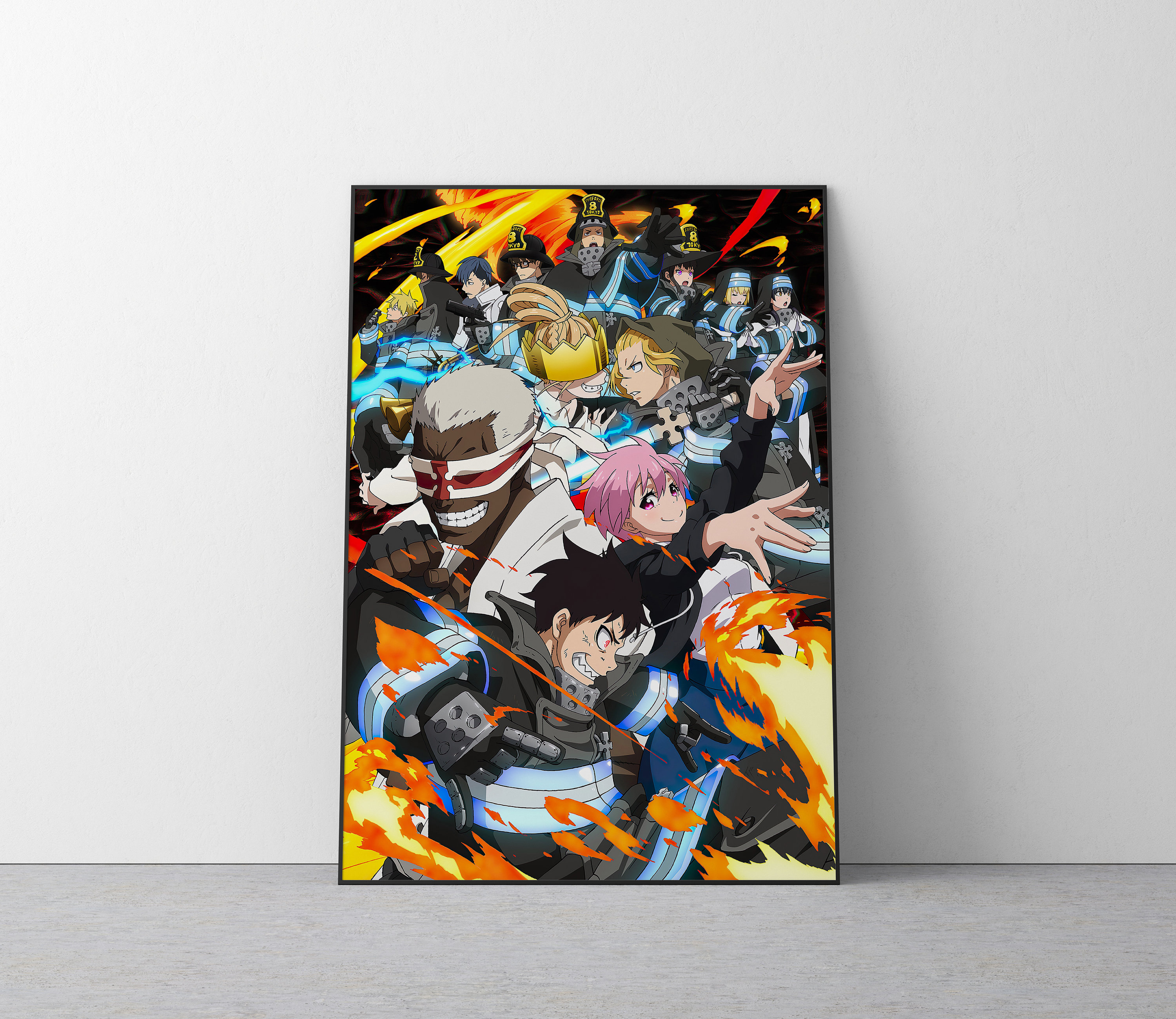 Fire Force Bronzing Anime Characters Shinra Kusakabe Princess Hibana  Br-Series Collection Card Children's Toys Birthday Gift - AliExpress