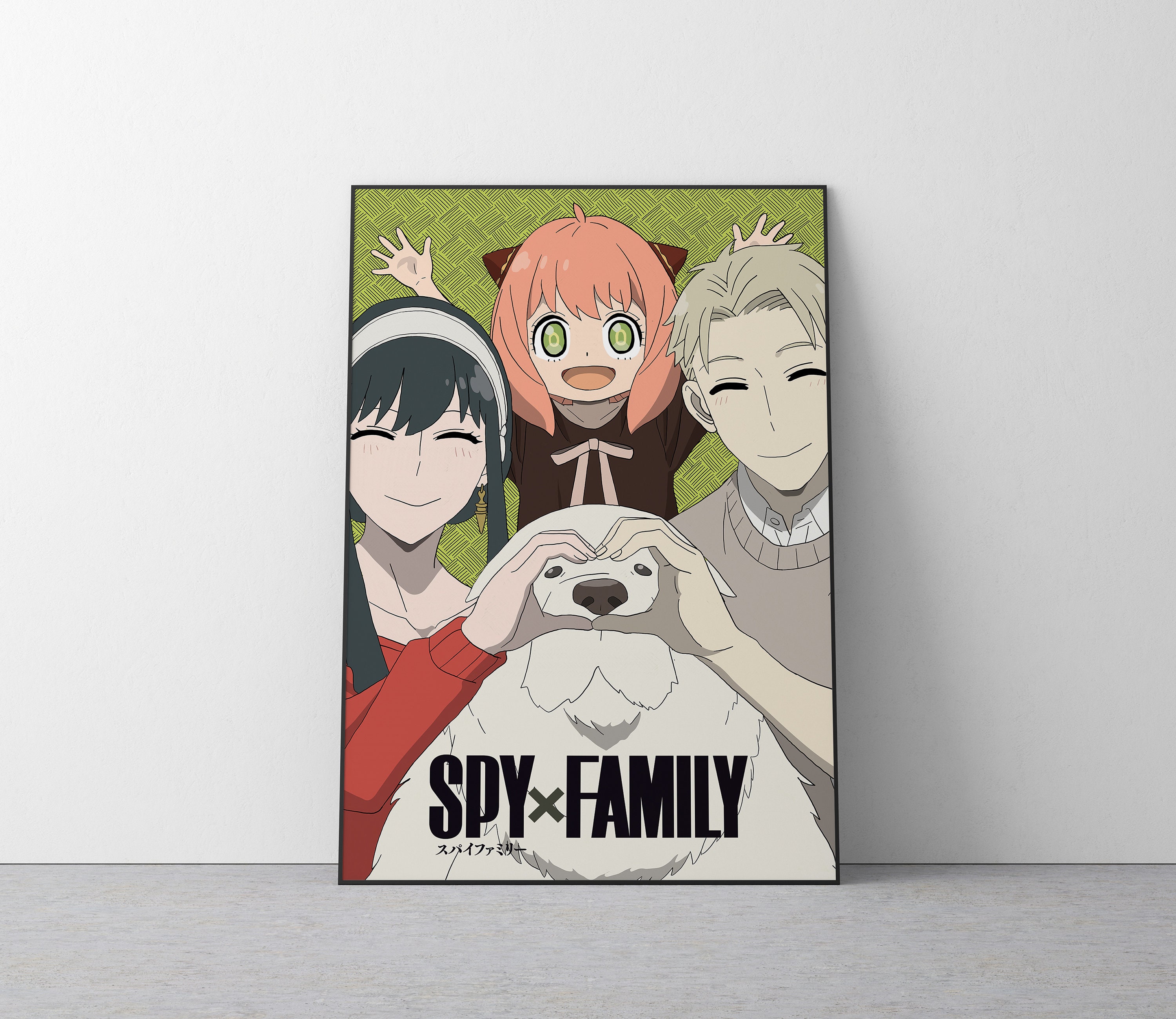 Anime Spy X Family Anya Poster Meme Scream Funny Humor Wall Art