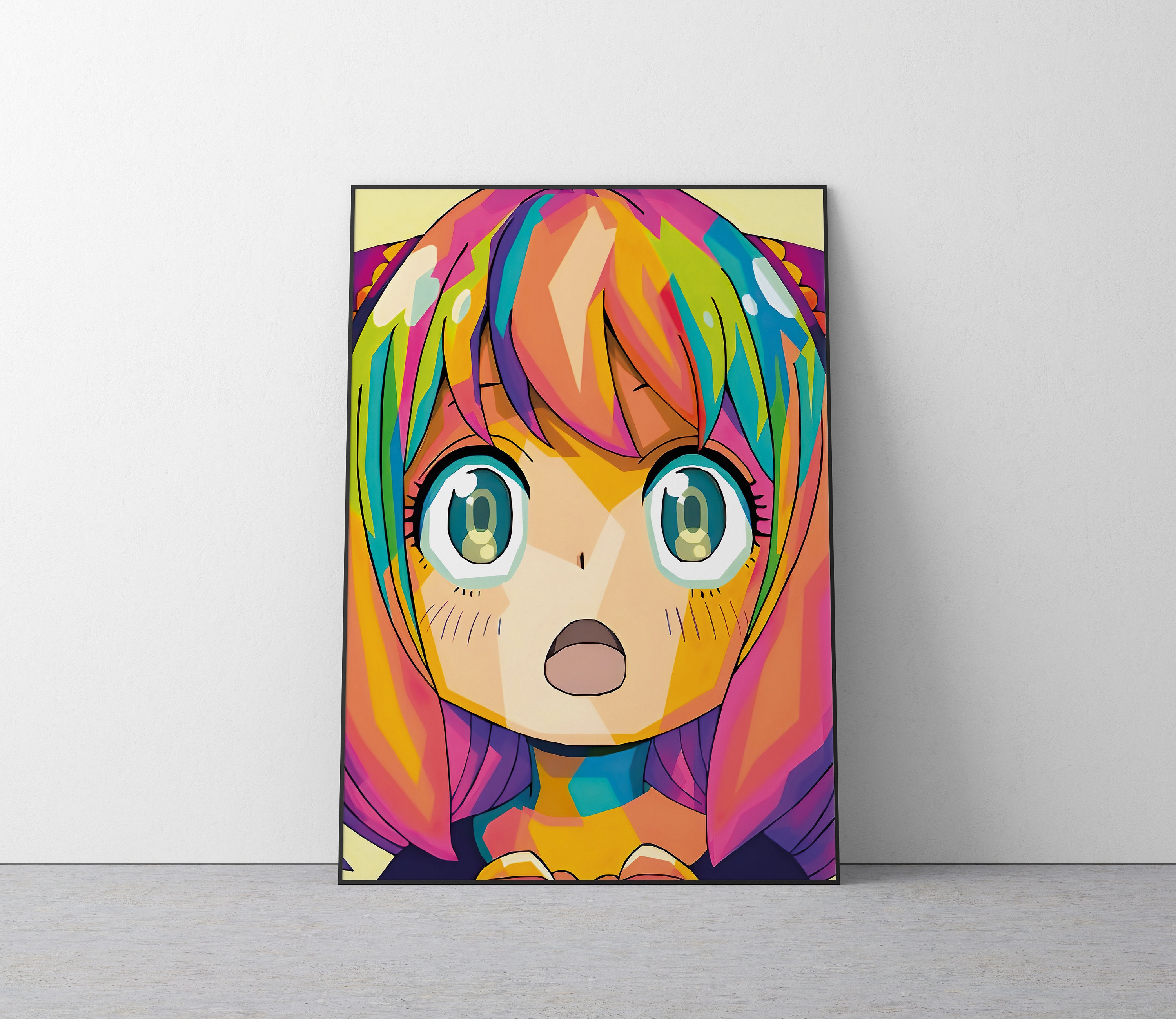 WOMELF Spy X Family Anya Meme Anime Poster Canvas Poster Wall Art Decor  Print Picture Paintings for Living Room Bedroom Decoration Frame-style  24x36inch(60x90cm) : : Home & Kitchen
