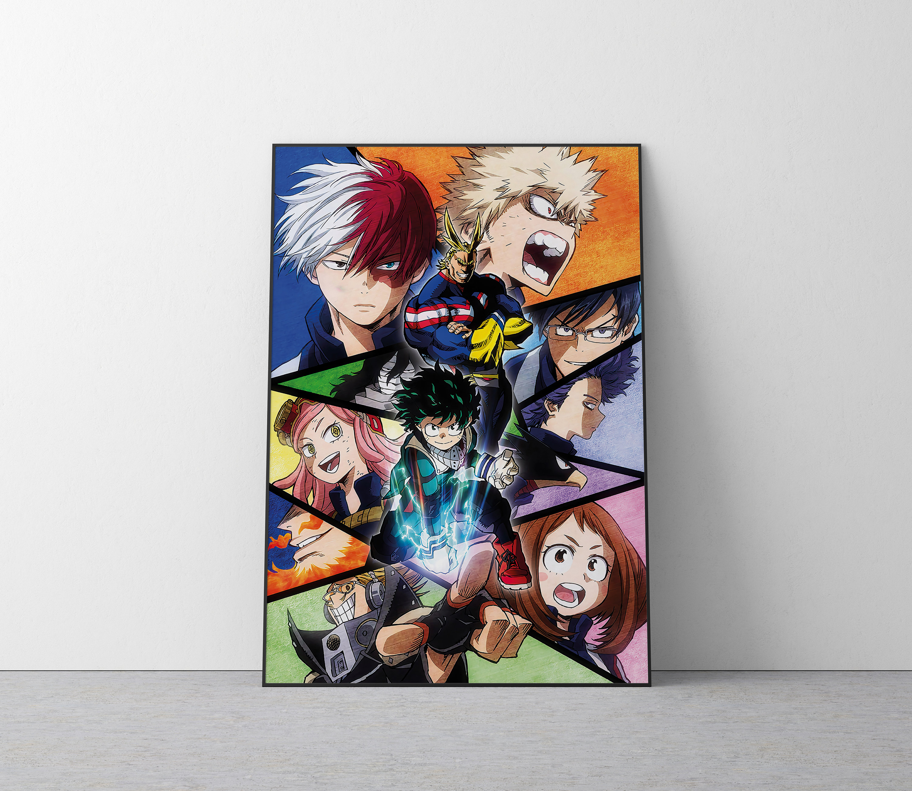 Japanese Anime My Hero Academia Poster Pictures Comics Wall Art