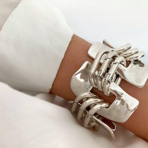 Vintage Brutalist Bracelet - Etsy