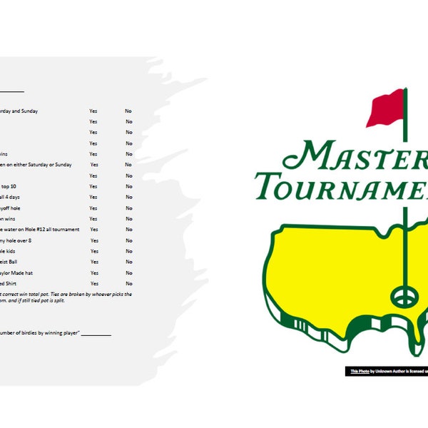 Caddy Up for Fun! The Perfect Masters Party Activity Printable! Download Now!