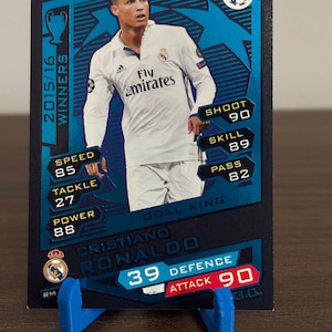 Cristiano Ronaldo Goal King RM 17 2016/2017 UCL Match Attax 2015/ 16 Winners