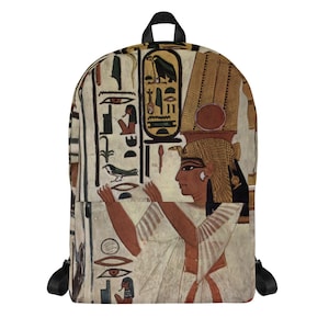 Ancient Egyptian Temple Hieroglyphics Backpack