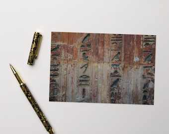 Hieroglyphic Greeting Card (Blank)