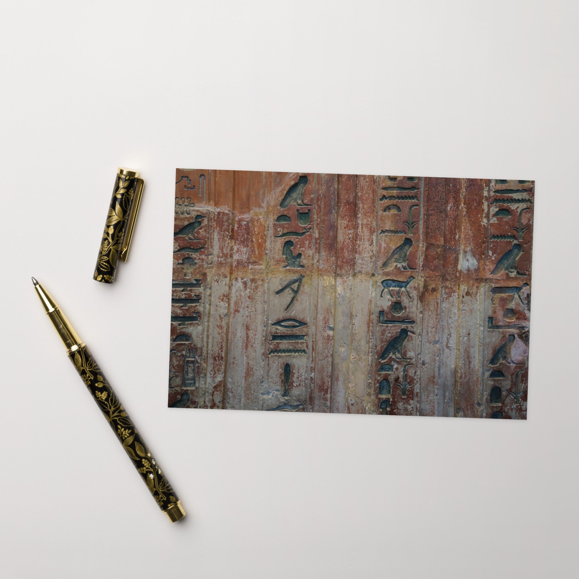 Hieroglyphic Greeting Card (blank) - Etsy