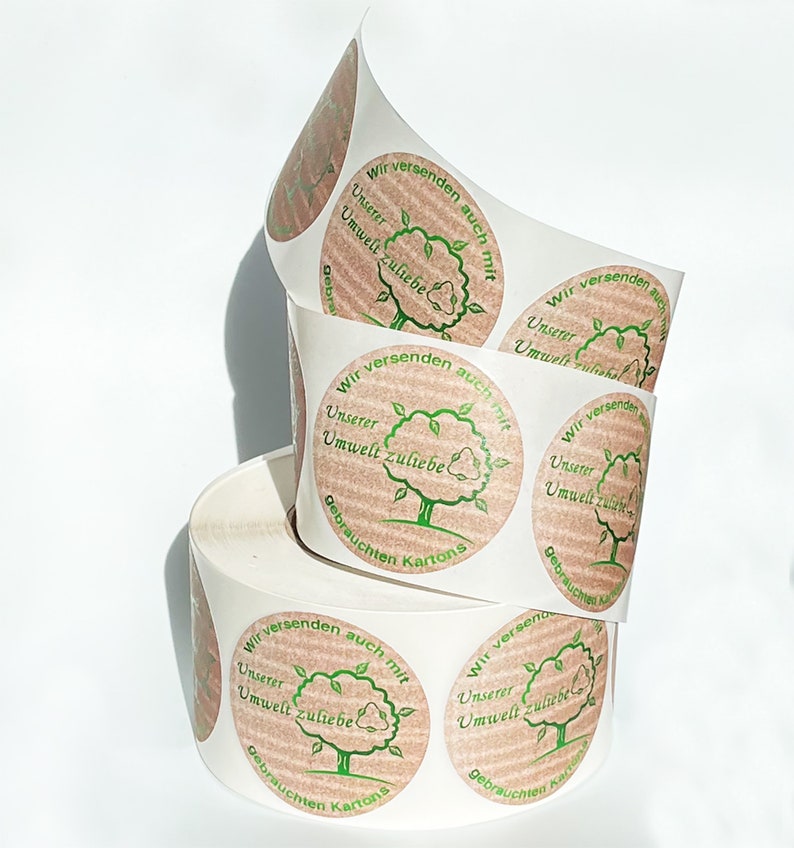 Package Labels Reused Packaging Cardboard Recycling Etsy