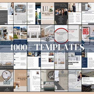 Just Sold || Real Estate Fact posts || Real Estate Testimony Templates || Meet The Team Post Templates