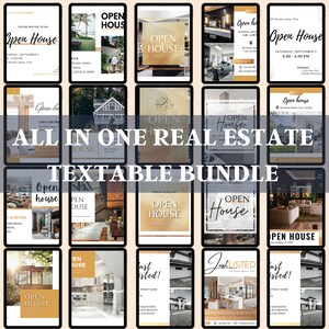 Complete Real Estate Bundle || Buyer, Seller Real Estate Guide || Real Estate Agent Social Media Post Templates
