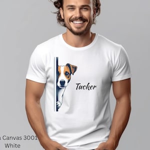 Personalized Jack Russell Tshirt, Custom Jack Russell Terrier Sweatshirt, Unisex Shirt, Dog Lover Gift, Dog Mom Shirt, Jack Russell Owner