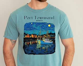 Port Townsend Washington, I Love, I Like Port Townsend, Vacation Shirt, Travel Shirt, Nautical Gift, Washington State Tee, Travel Shirt