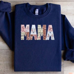 Ballet Mama Faux Patchwork T-Shirt Sweatshirt, Ballerina Mom, Dance Lover, Gift For Mom