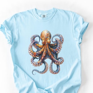 Octopus Shirt, Octopus Gift, Ocean conservation, Marine life shirt, Kraken Shirt, Ocean Fishing Tee, Sea Monster Shirt, Beach Ocean T-Shirt
