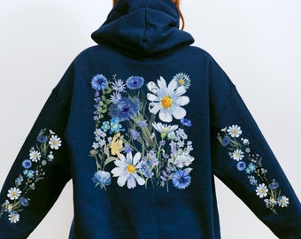 ★【CPGN STUDIO】★Like Flowers BEAR Embroidery Hoodi.e★ CPGN STUDIO】23FW☆ Like Flowers BEAR Embroidery Hoodie
