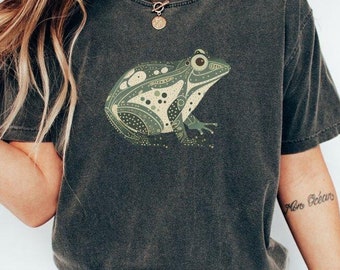 vintage toad in retro colors, Toad Shirt, Toadster Shirt, Funny Toad Shirt, Animal Lover Tee, Animal T-Shirt