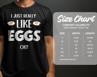 I Just Really Like Eggs Ok Shirt, Cute Shirt for Egg Lover, Brunch