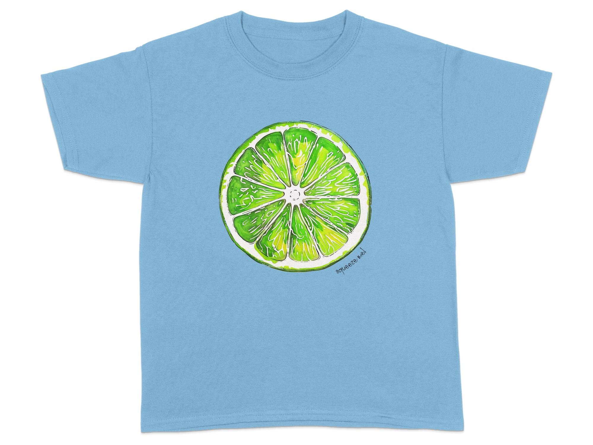 Women's Lime Slice Graphic T-shirt, Y2K Baby Tee, Coquette