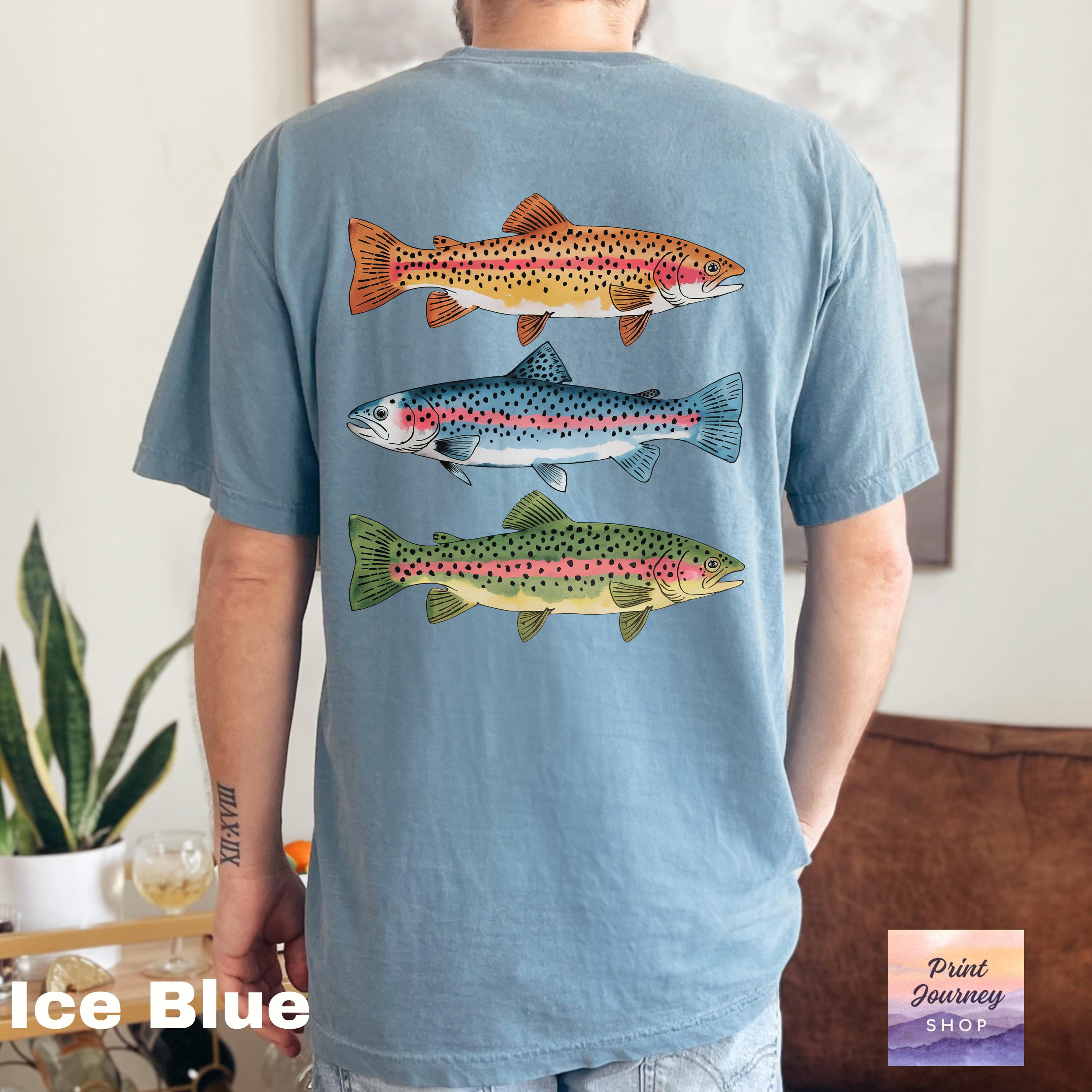 Brook Trout Shirt, Trout T-shirt, Fly Fishing Gift, Comfort