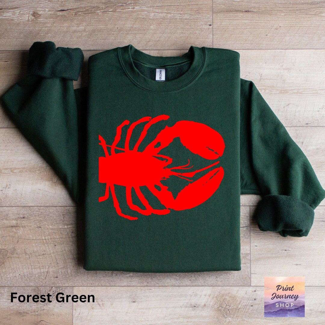 Light Blue Lobster Crewneck Sweatshirt