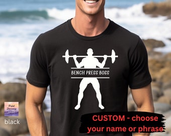 Personalized Weight Lifting Shirt, Custom Gym Shirt, Funny Workout Shirt, Custom Name Weightlifting T-Shirt, Custom Design Bodybuilder Tee