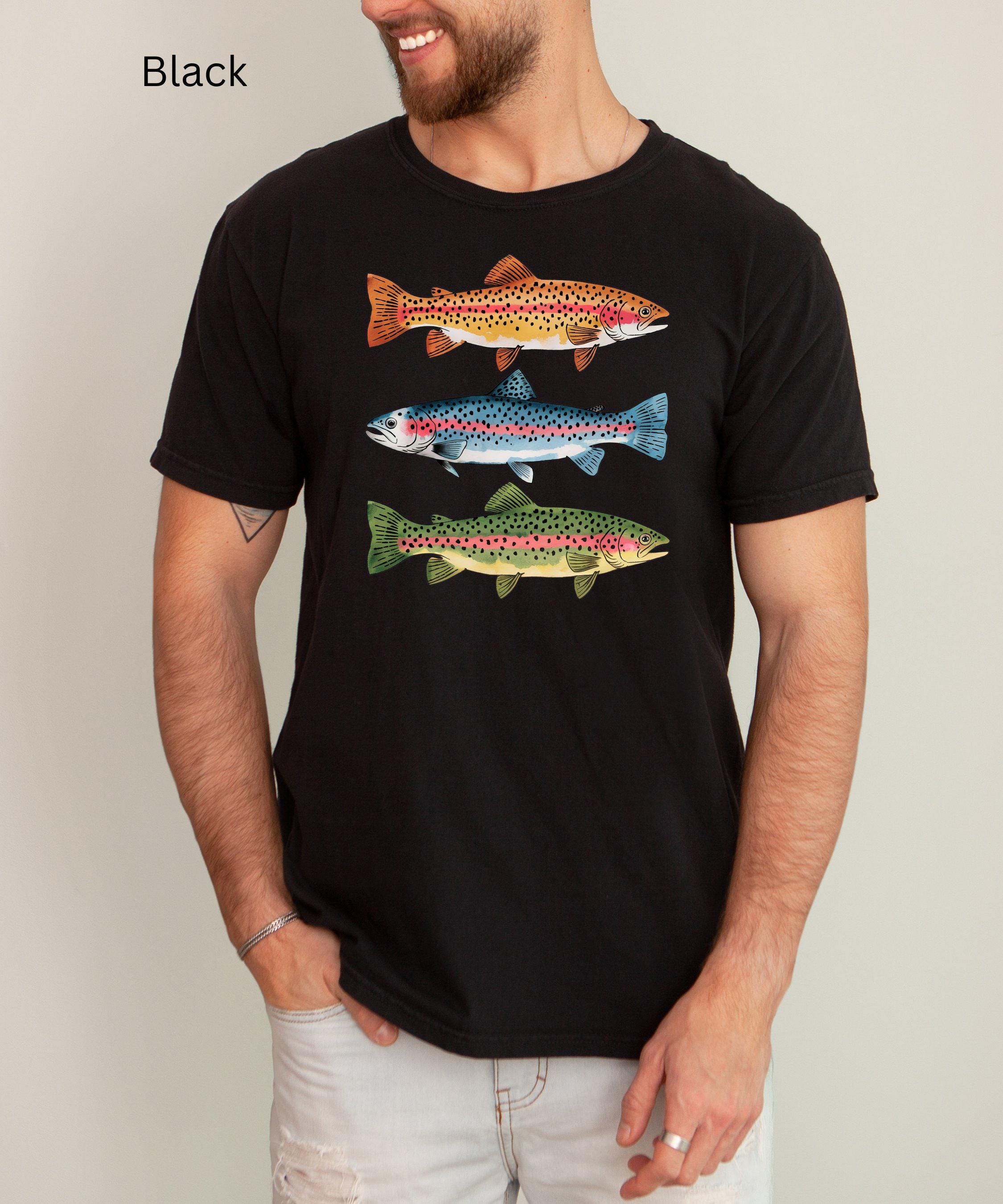 ブルックトラウトシャツ、トラウトTシャツ、トラウトシャツ、フライ