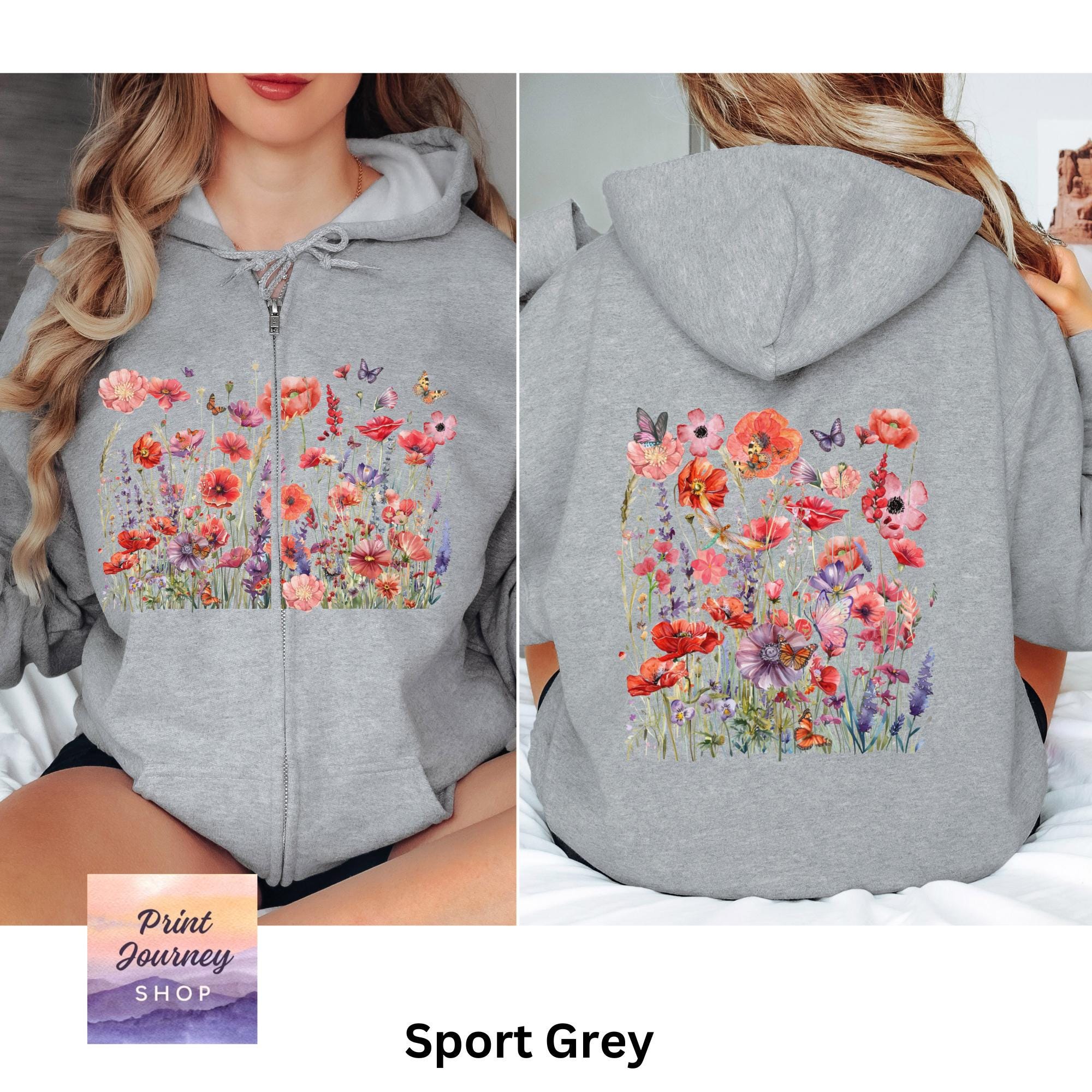 SCULPTOR Cottage Zip-Up Hoodie Flower 花柄 SCULPTOR Cottage Zip-Up Hoodie Flower 花柄 Cottage Zip-Up